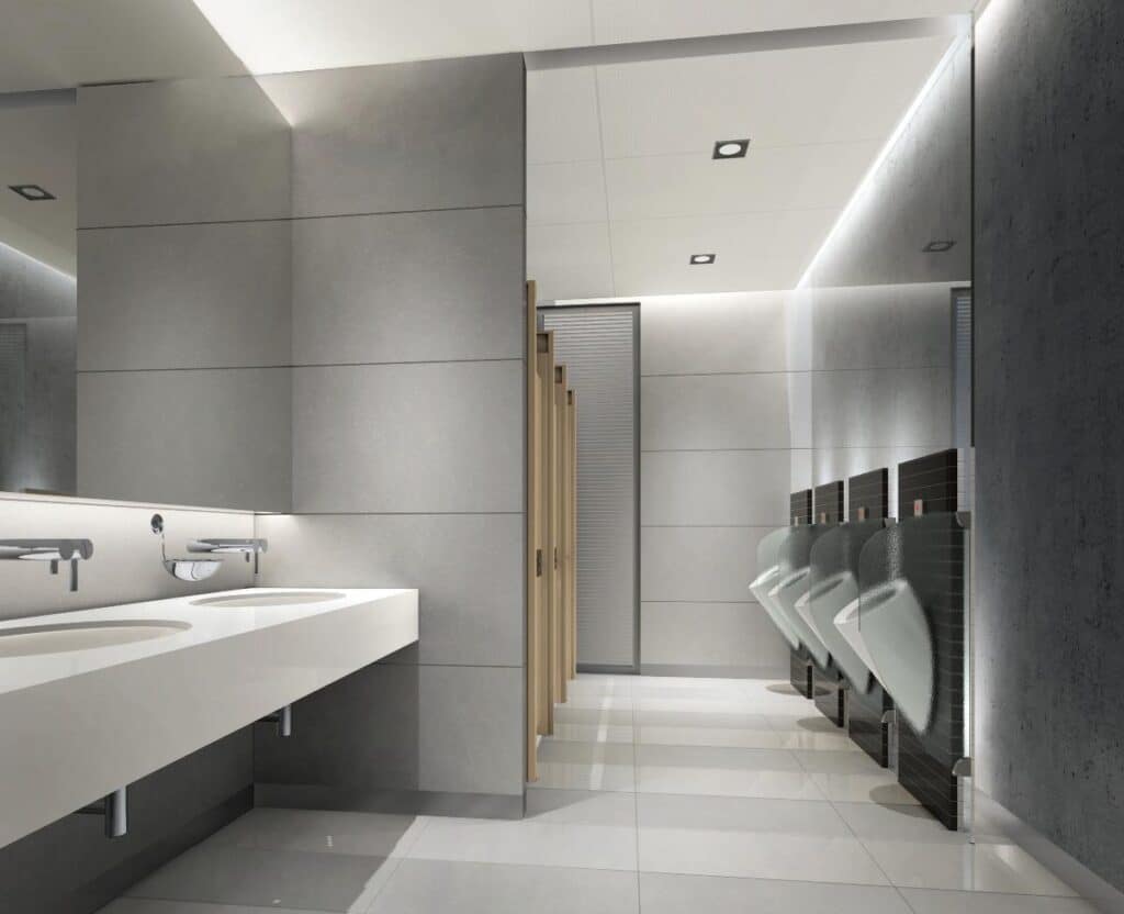 deep cleaning of bathroom fixtures