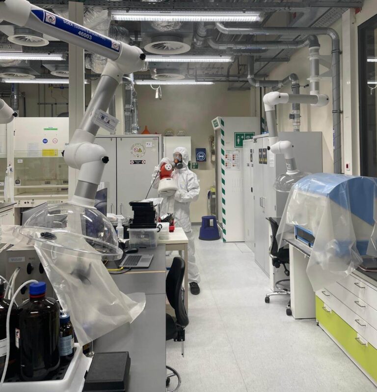 labo decontaminatie fogging